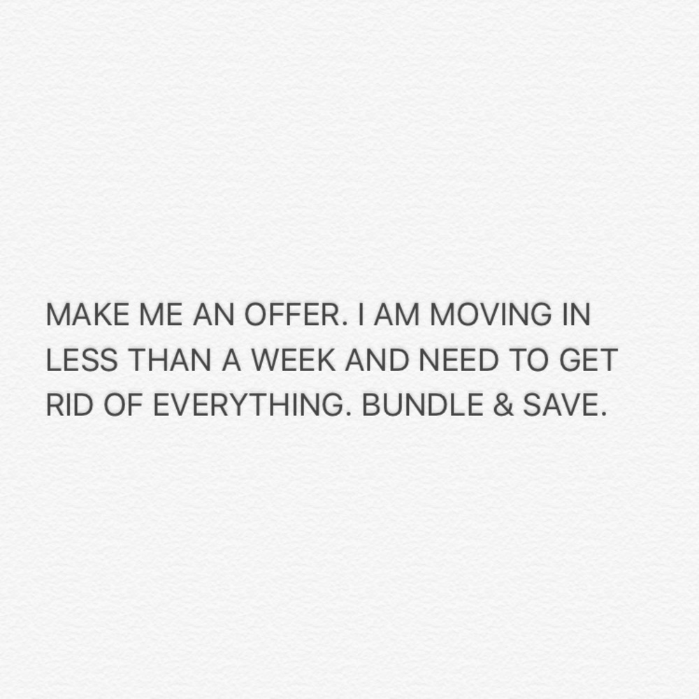 CLOSET SALE